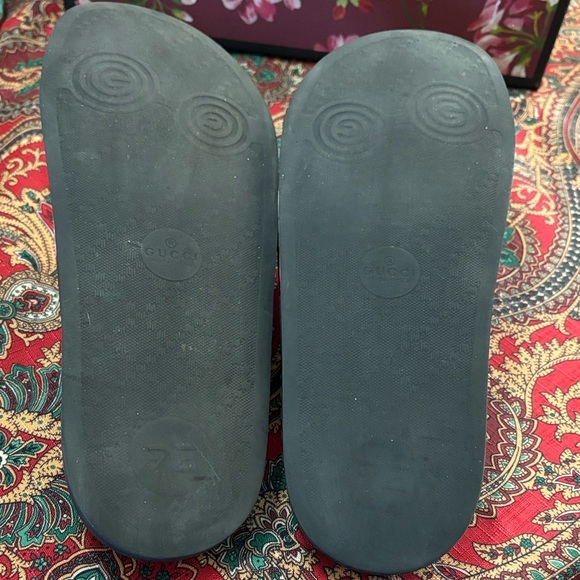 Gucci GG Blooms Supreme Floral Slide Sandals SZ 7/8 (32) - Picture 3 of 4